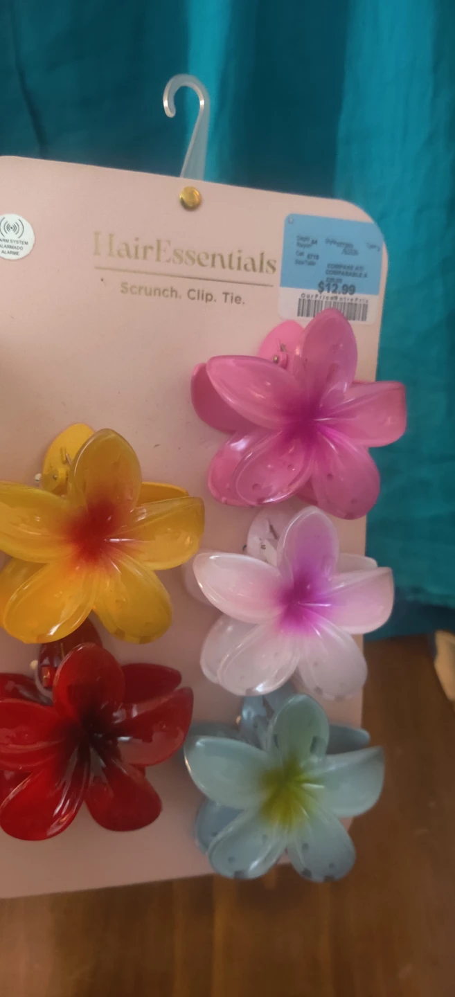 HairEssentials Flower Claw Clips - Set of 5 - photo 4