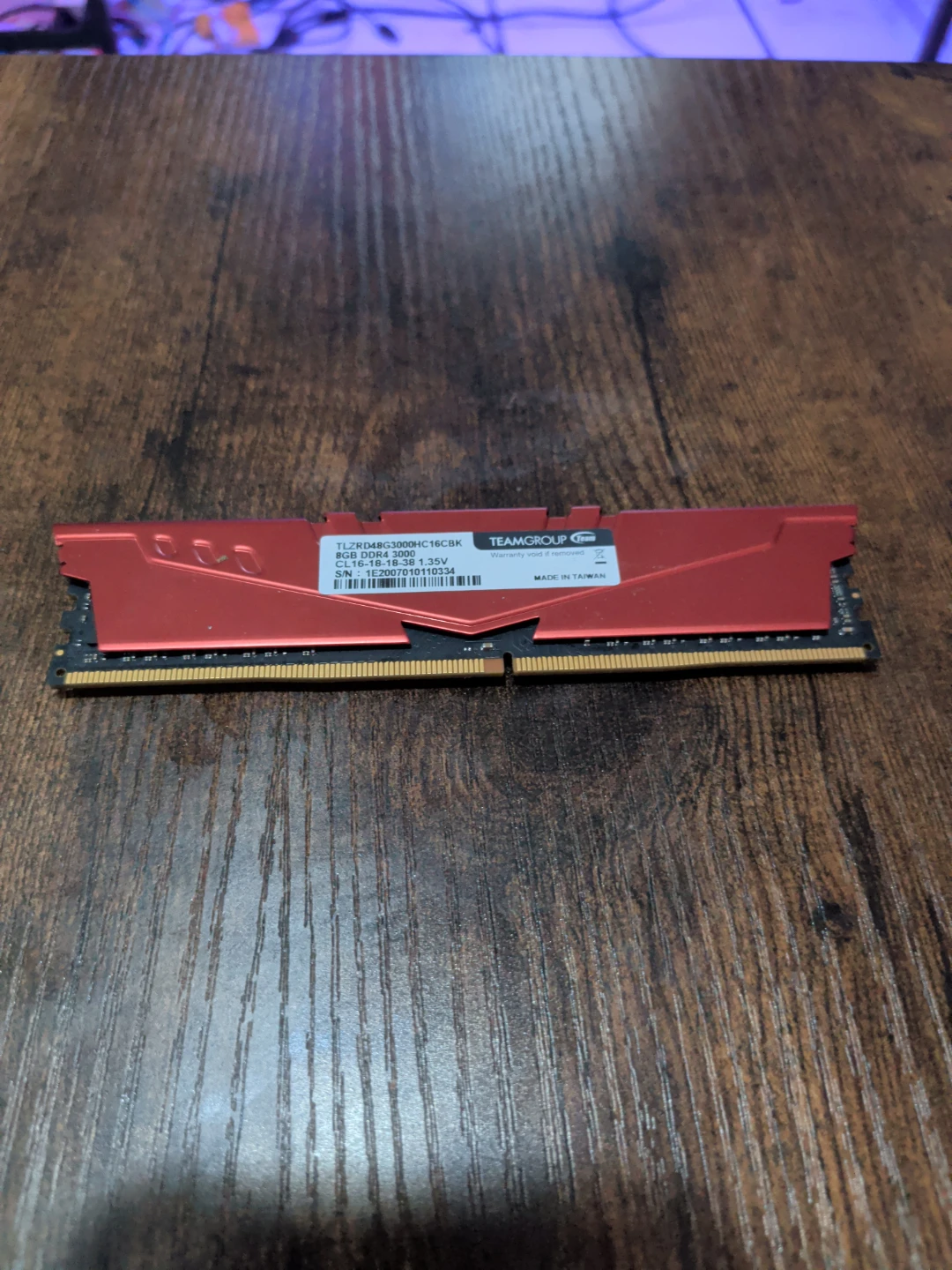 TEAMGROUP T-Force Vulcan Z DDR4 8GB RAM - photo 2