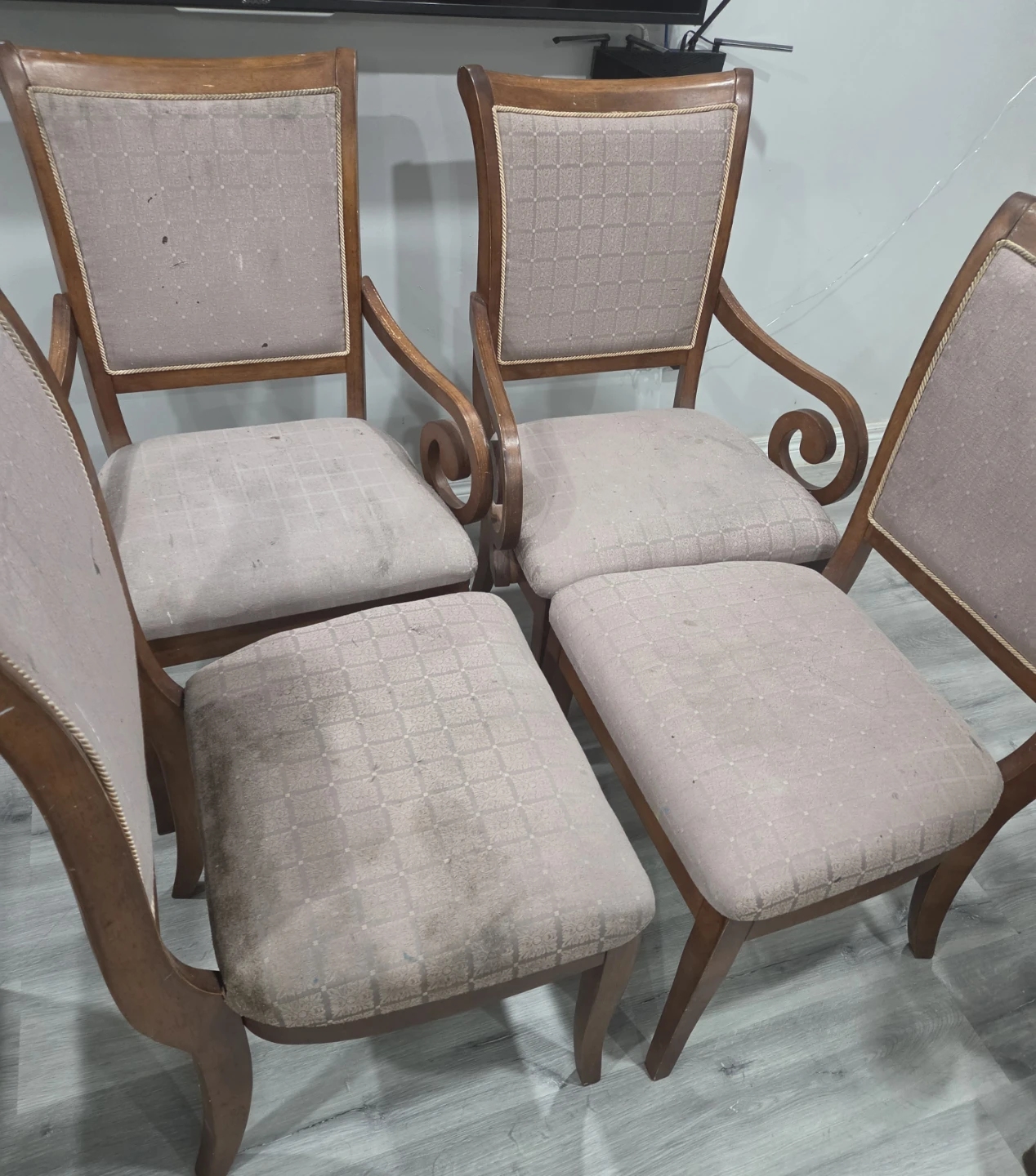 Set of 5  Wooden Dining Chairs - photo 2