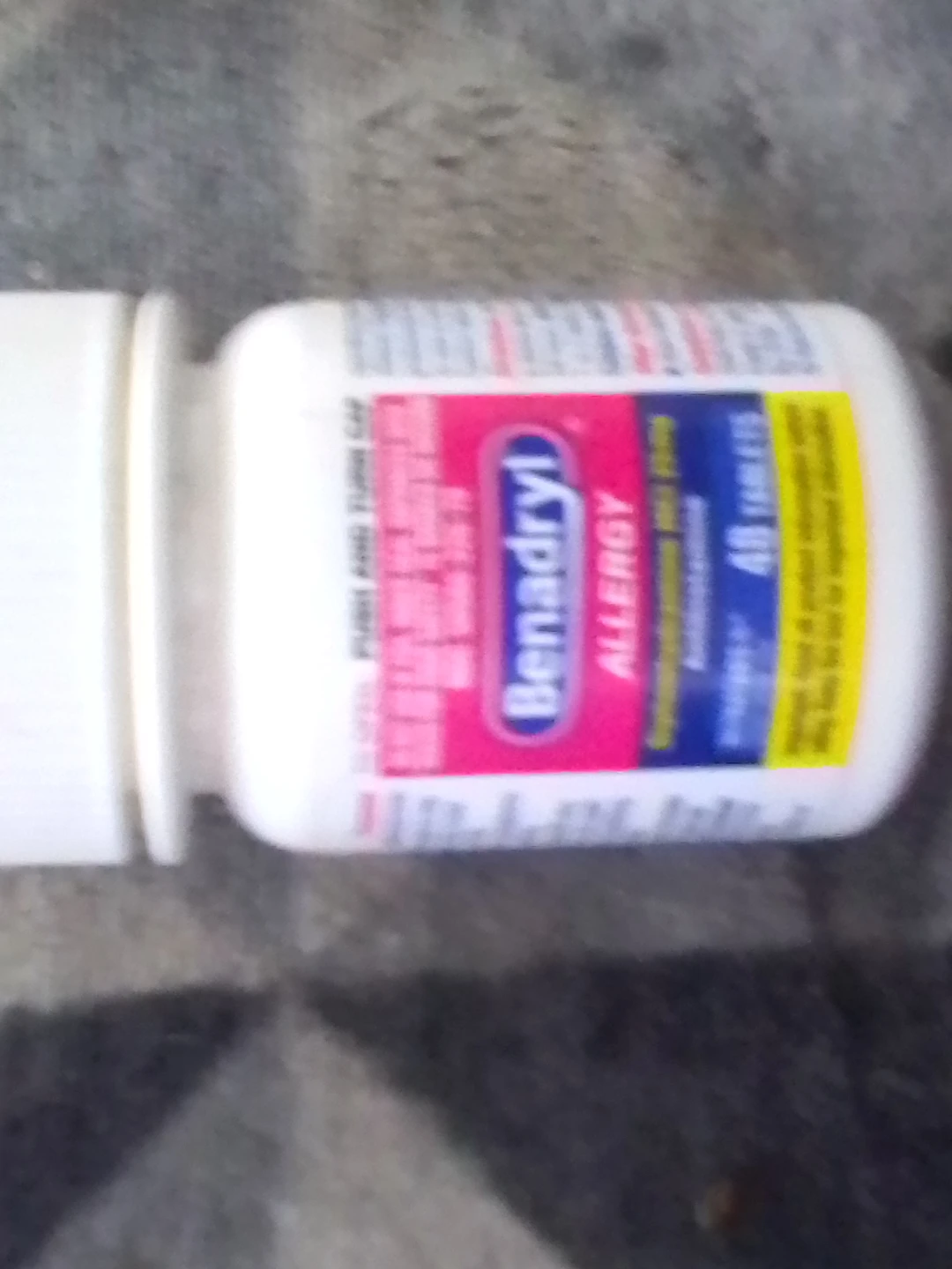 Benadryl Allergy Antihistamine Tablets 48 Count