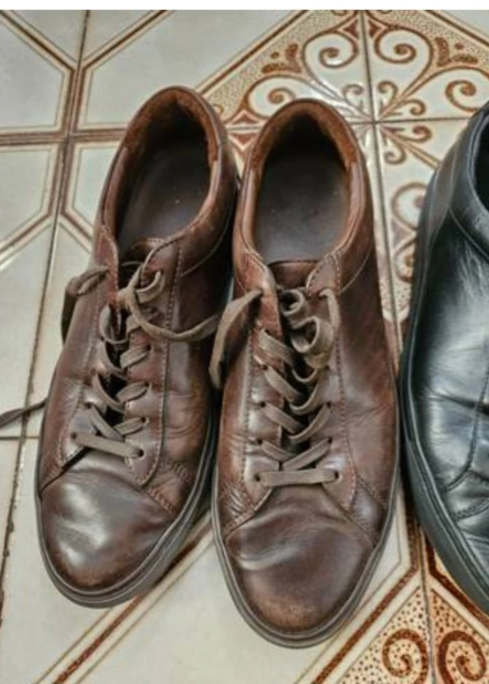 3 mens leather designer shoes size 9.5 - photo 2