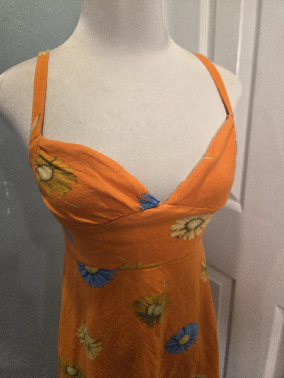 Urban Outfitters Orange Floral Mini Dress - photo 3