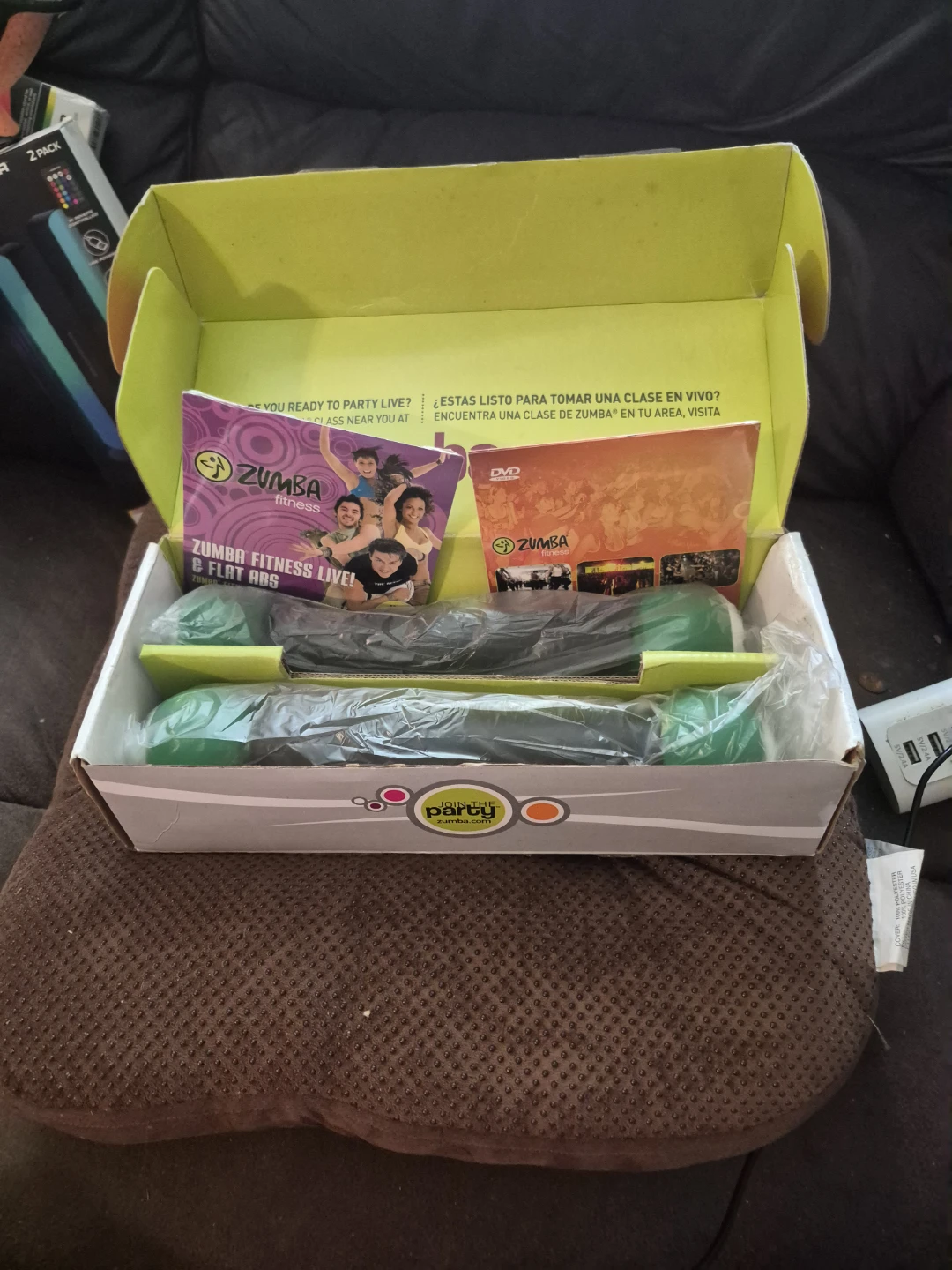Zumba Fitness Live & 5 Flat Abs DVD and Dumbbells - photo 3