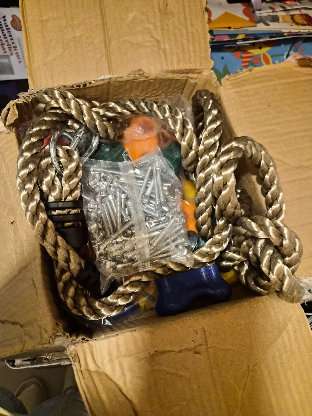 Rope Swing Set with Climbing Holds - photo 2