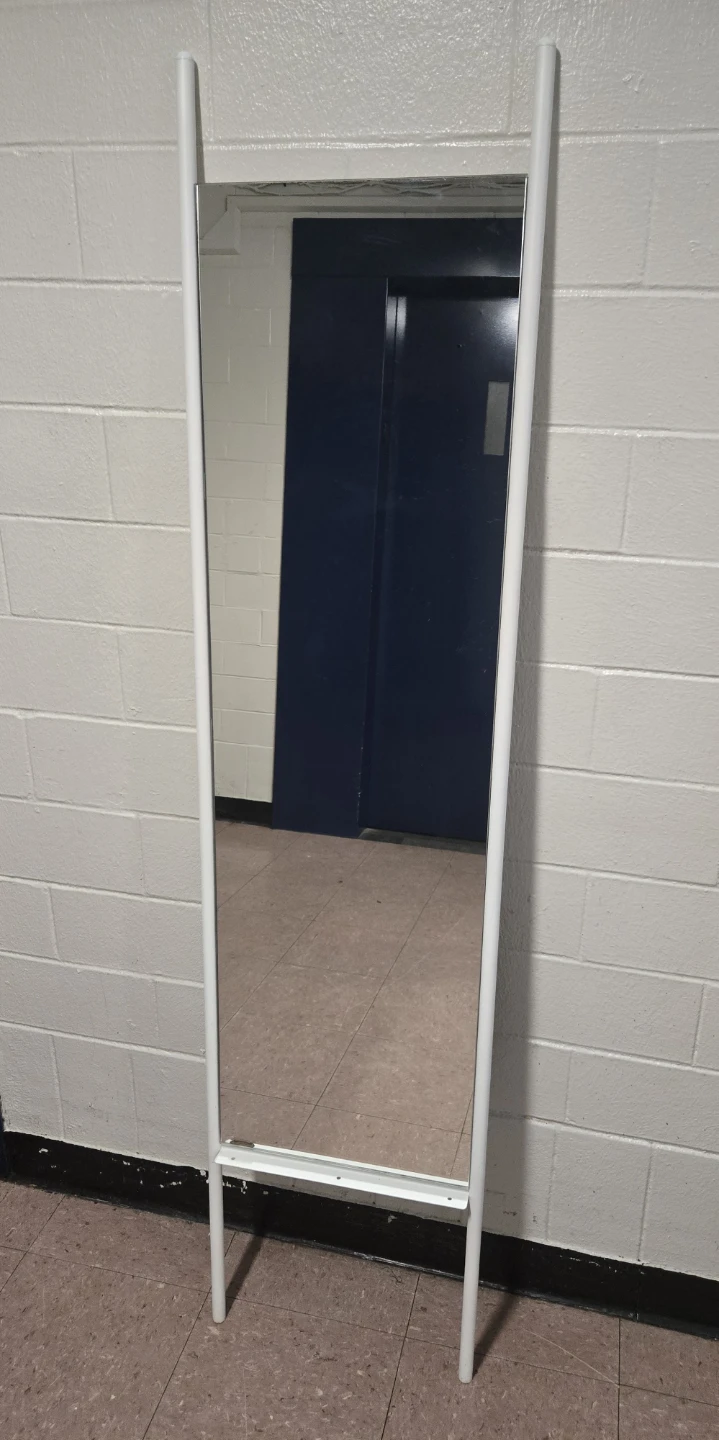 White Standing Mirror - photo 3