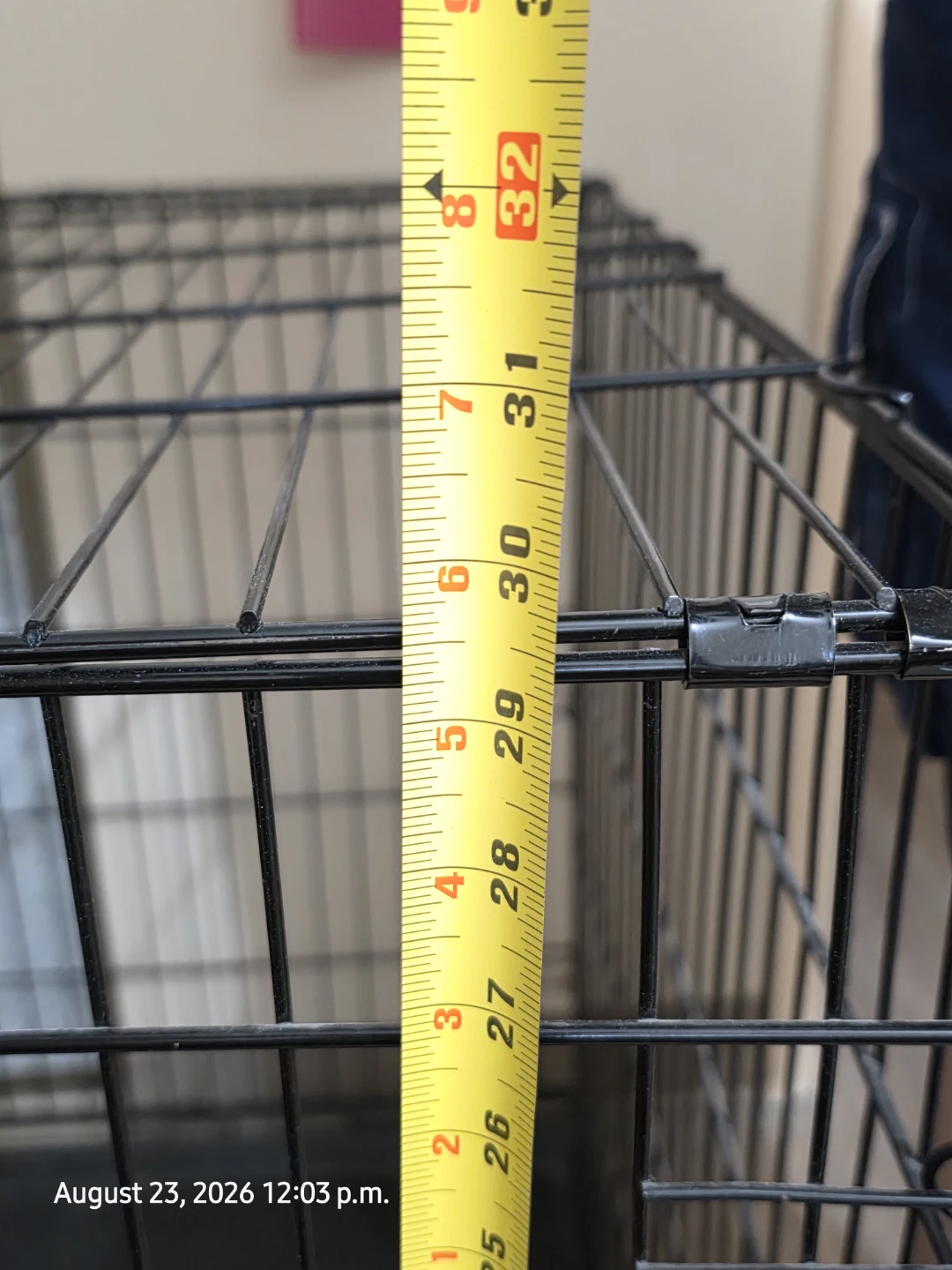 XL Black Metal Dog Crate 2 doors - photo 4