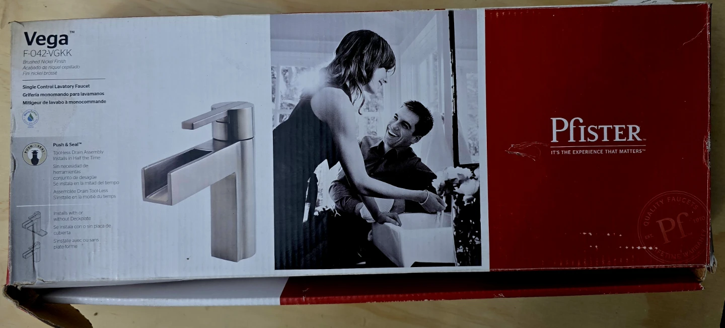 New Pfister Vega Single Control Lavatory Faucet - photo 2