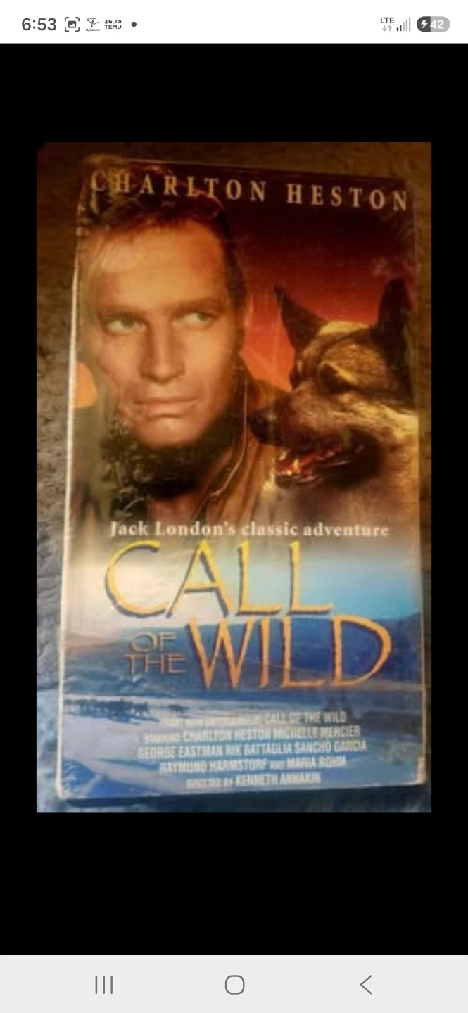Call of the Wild VHS Movie