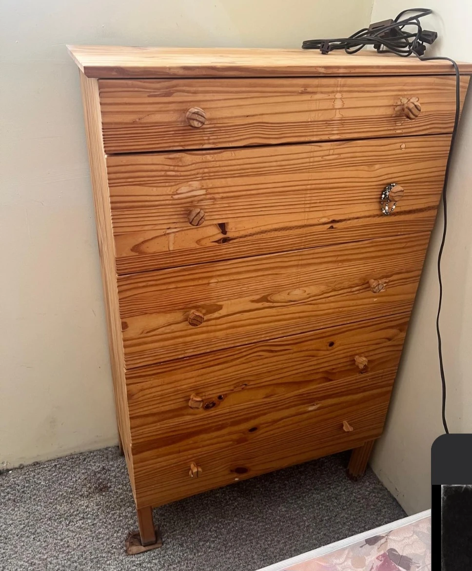 Green cabinet pine dresser TAKE 2 FOR $40 FREE DELIVERY