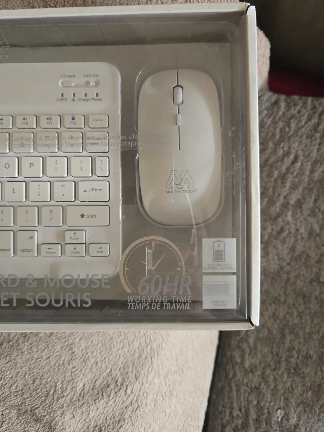 Modern Touch 2-in-1 Bluetooth Keyboard & Mouse Set - photo 2