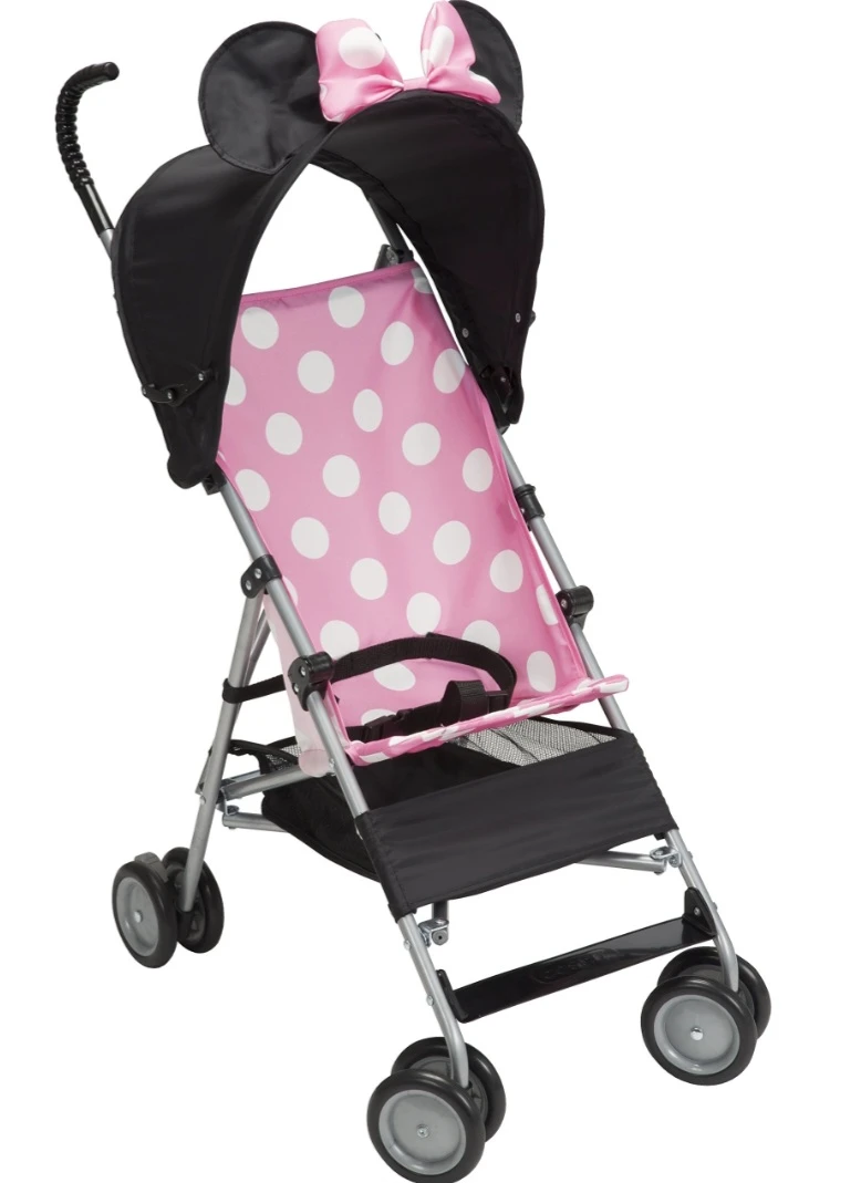 Disney Minnie Mouse Pink Polka Dot Umbrella Stroller - photo 2