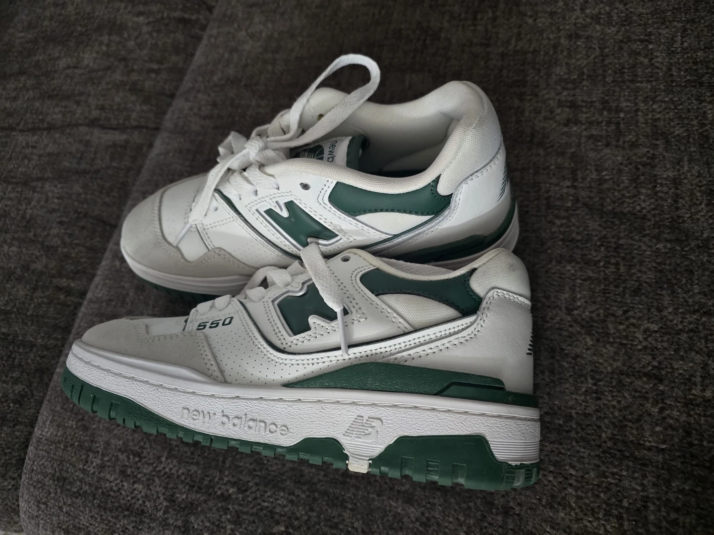 New Balance 550 White Green Sneakers boys. Girls - photo 2