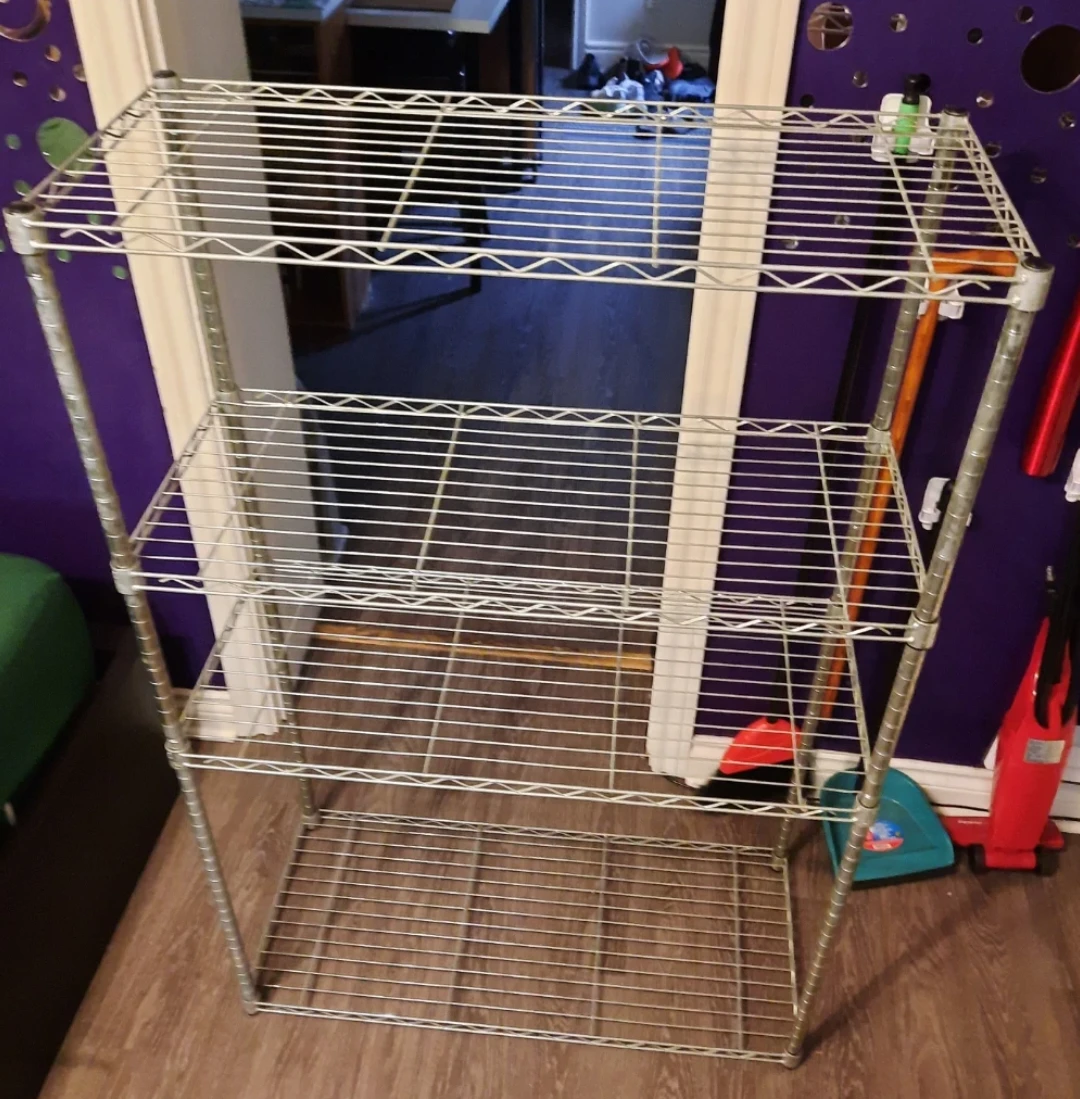 Metal Wire Kitchen Shelving Unit