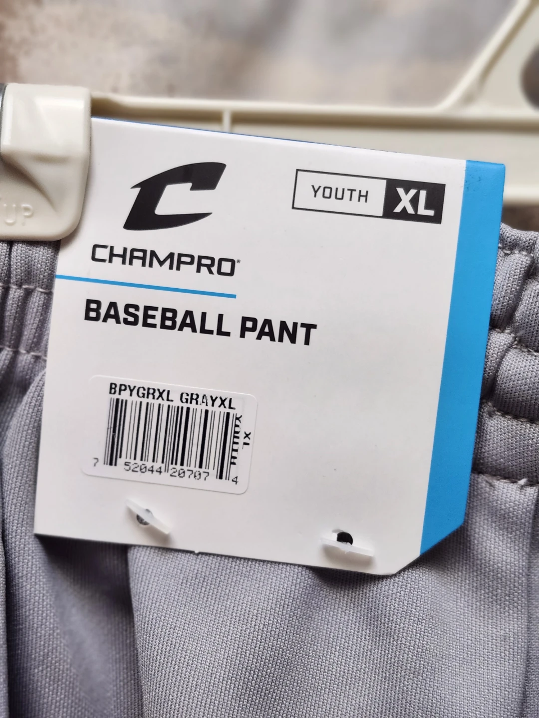 Champro Youth XL Baseball Pants Gray - photo 3