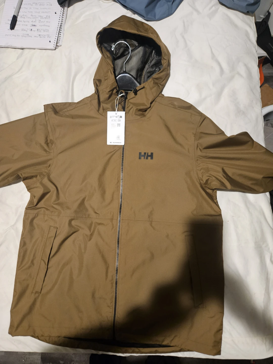 Brand New Helly Hansen Men's Waterproof Hooded Jacket