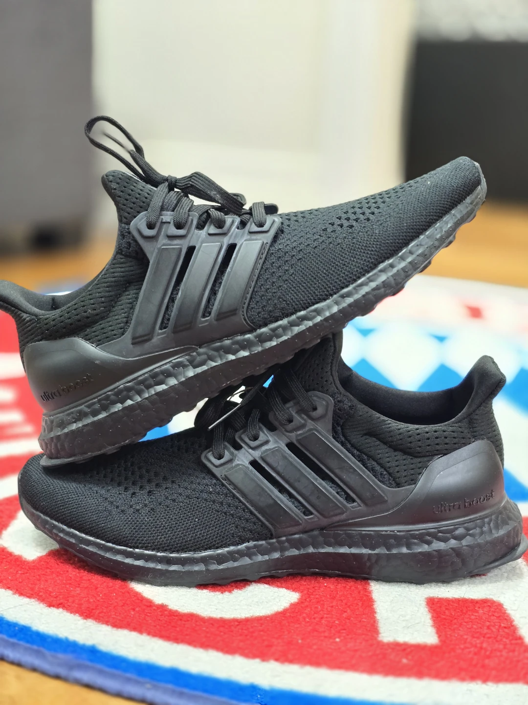 BRAND NEW Adidas Ultraboost Black Shoes Size 9W / 8M