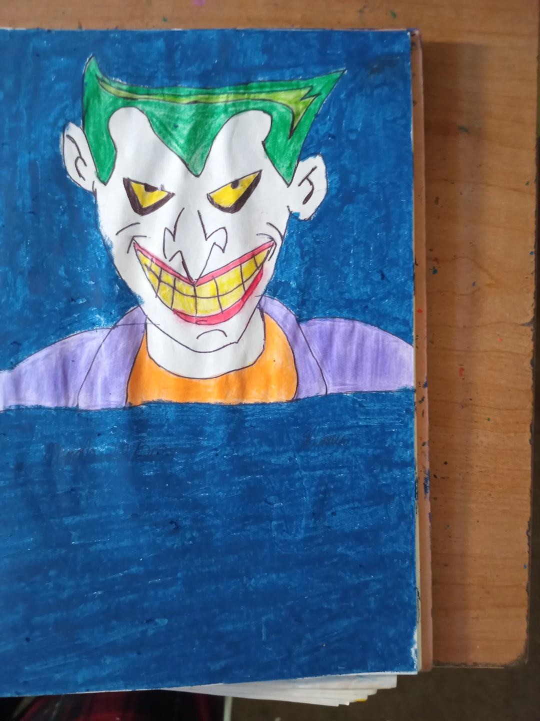 Joker Redone with Blue Background - photo 4