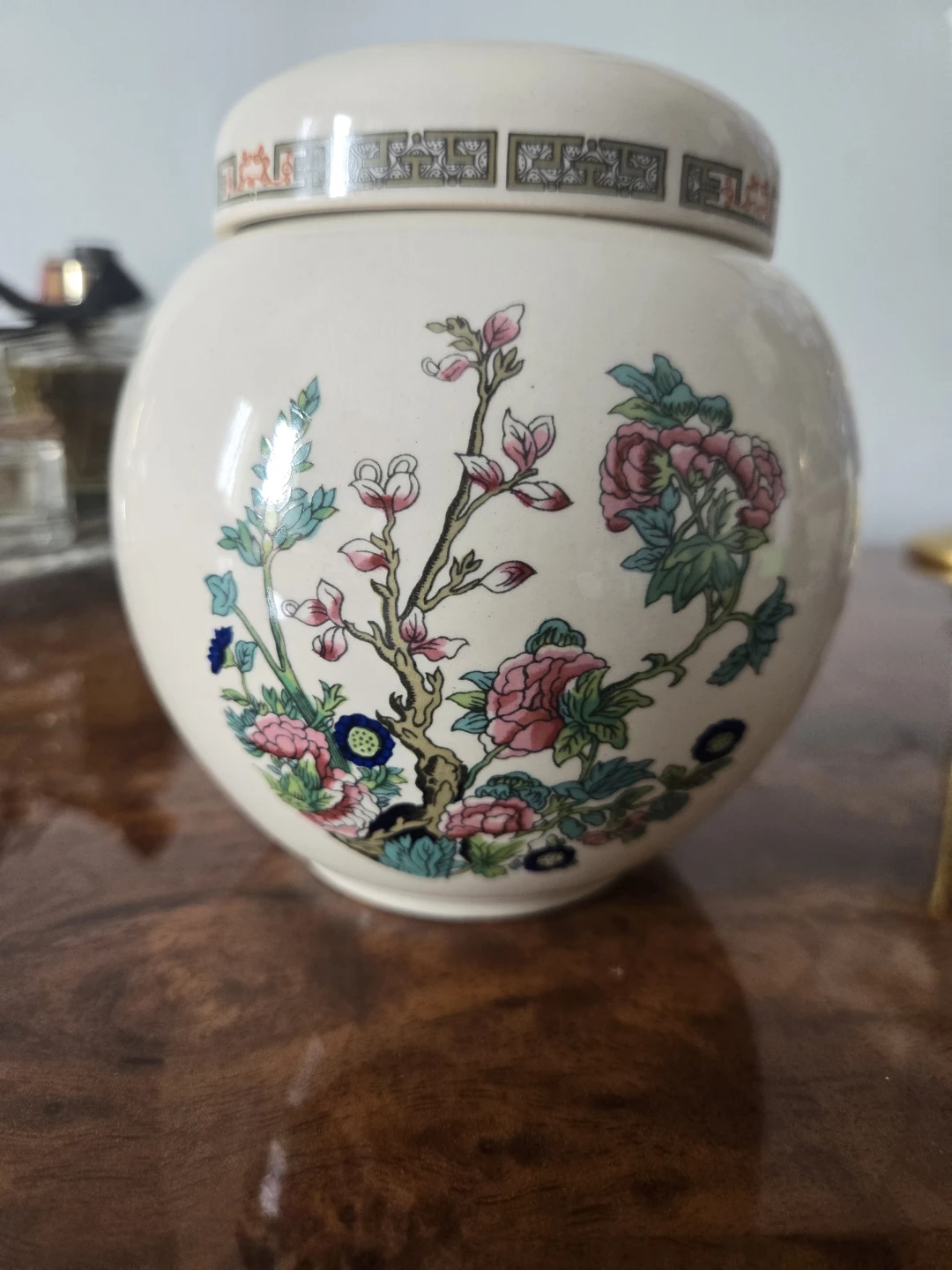 Vintage Sadler  Ginger Jar with Floral Indian Tree PatternDesign - photo 2