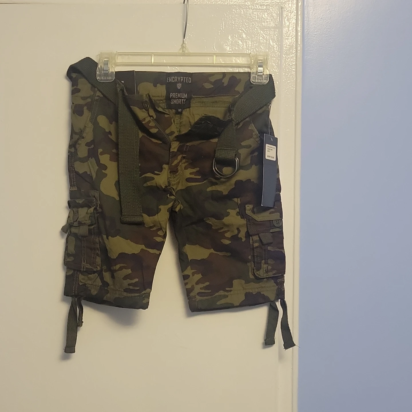 Encrypted Premium Cargo Shorts Size 10