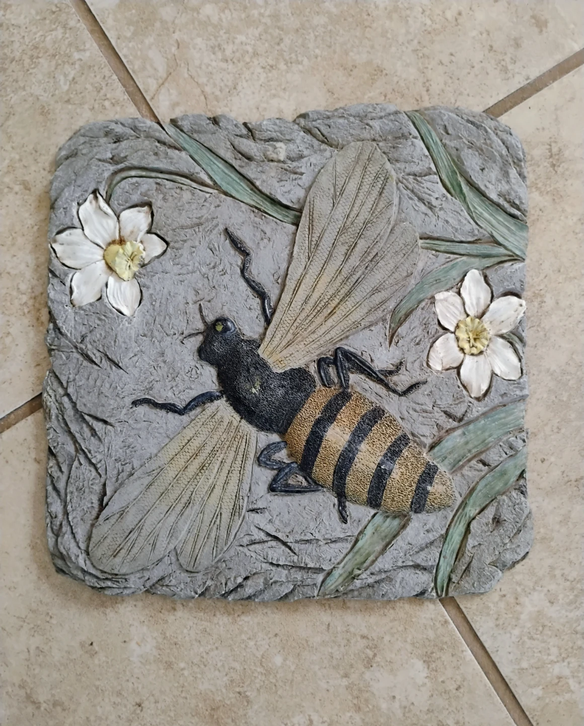 SQUARE-SHAPED STEPPING STONES (SET OF 3) - photo 3