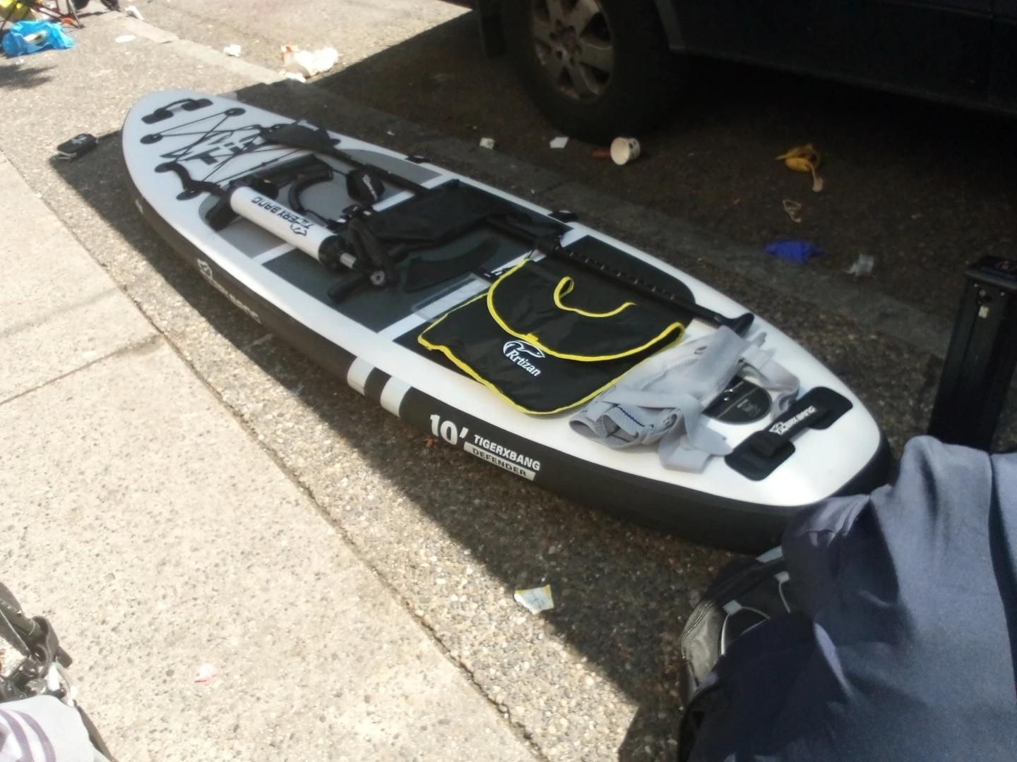 TigerXBang 10' Inflatable Stand Up Paddleboard