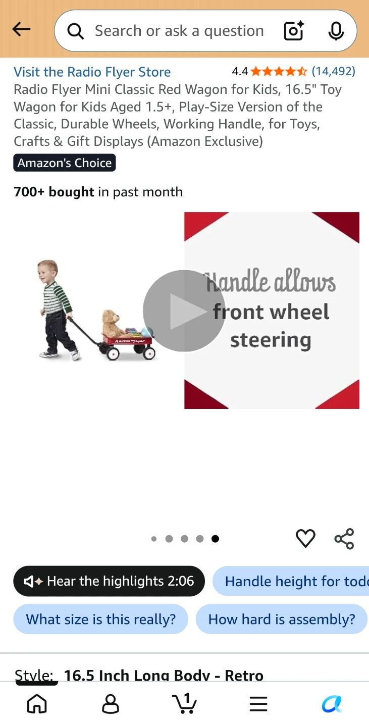 Radio Flyer Classic Red Wagon