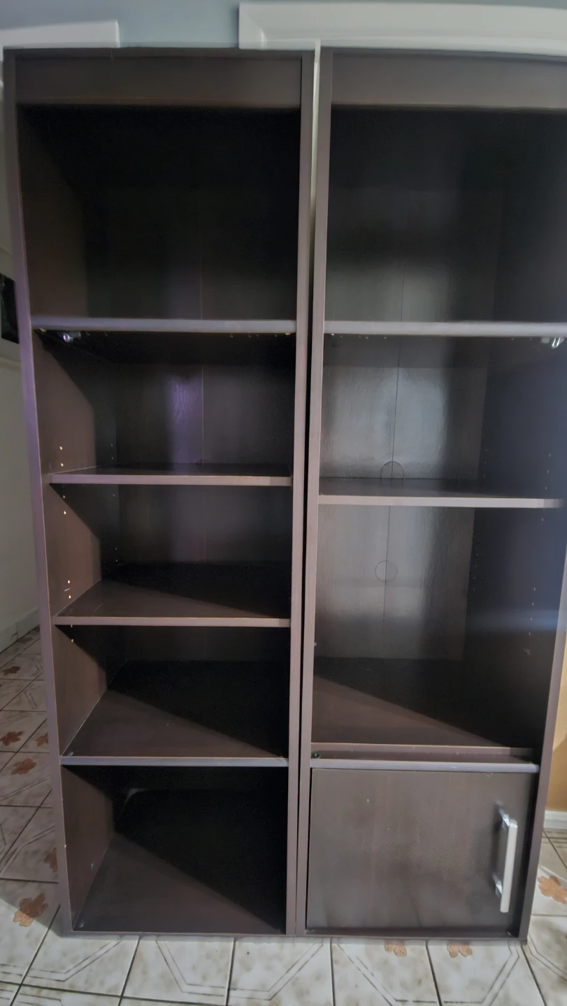Dark Brown Bookshelf/storage Unit