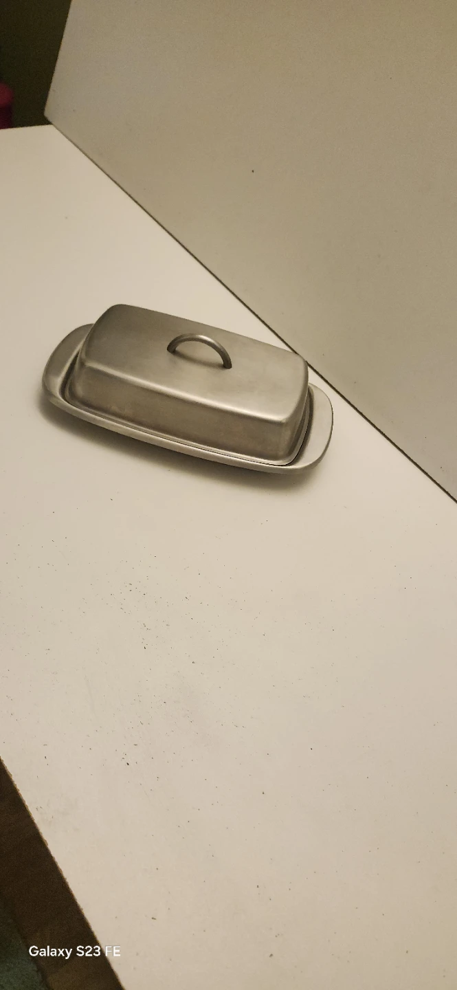 Stainless Steel Butter Dish - photo 2
