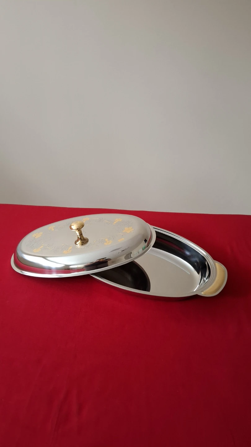 Giorinox 18/10 Oro 24K Serving Dish - photo 2