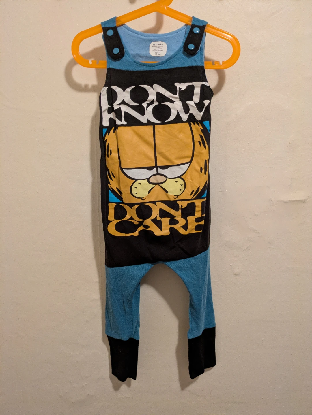 One of a Kind Garfield "Don't Know, Don't Care" Romper - photo 3