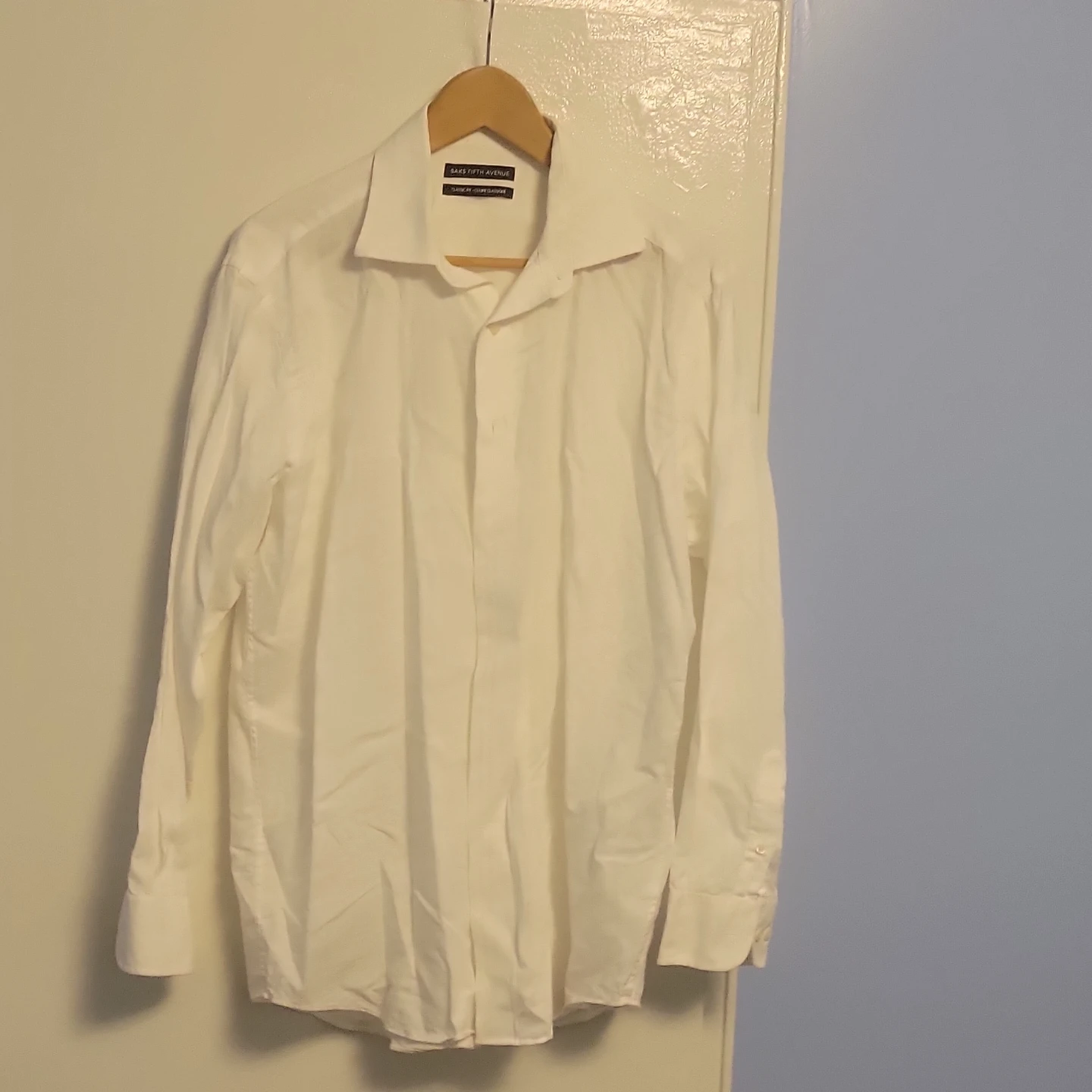 Saks Fifth Avenue White Dress Shirt - photo 3