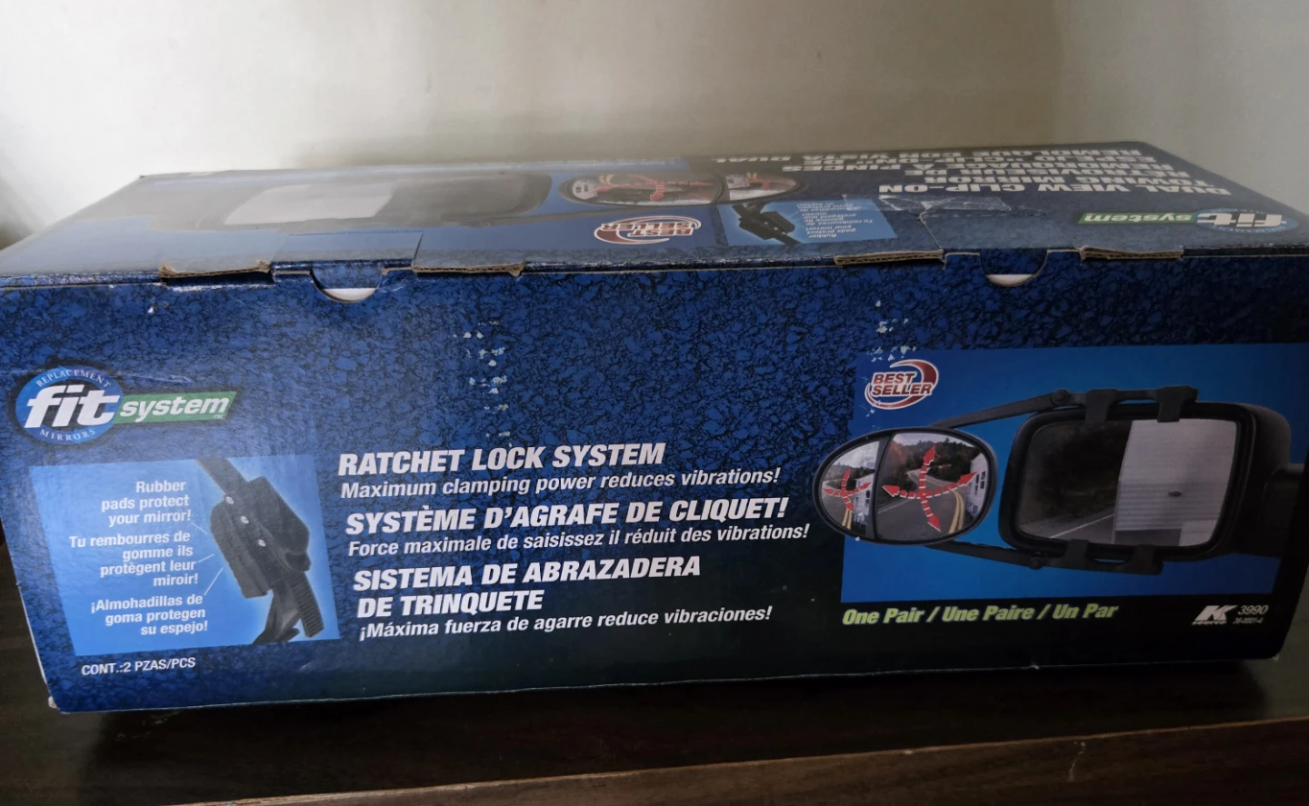 Fit System Dual View Clip-On Towing Mirrors - photo 2
