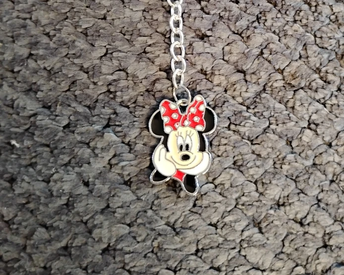 Minnie Mouse Keychain Charm