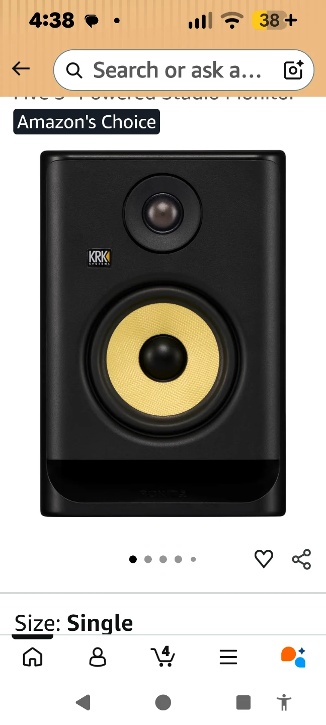 Krk Rokit 5 Live Studio Monitor Speaker