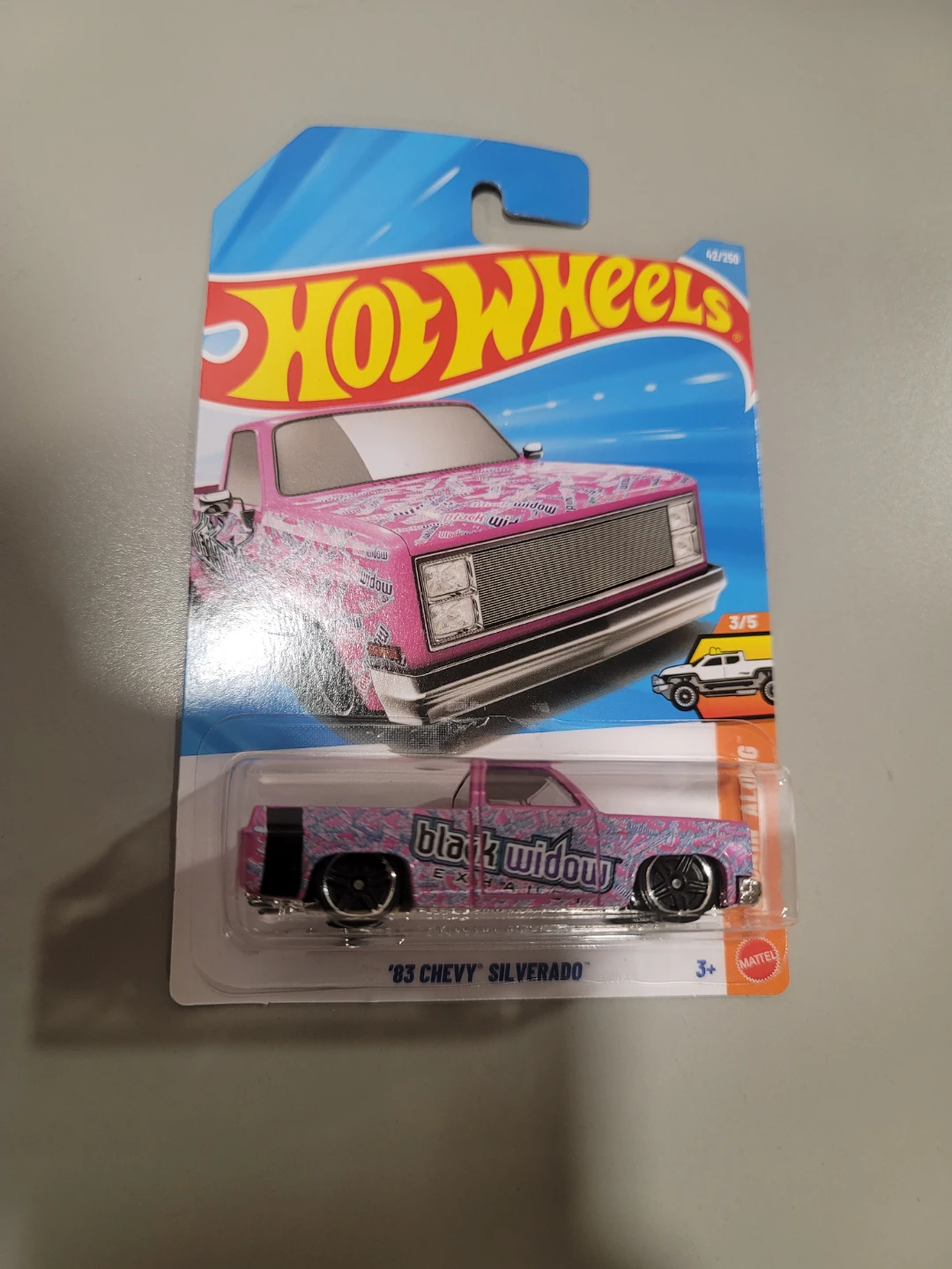 Hot Wheels '83 Chevy Silverado Diecast Car