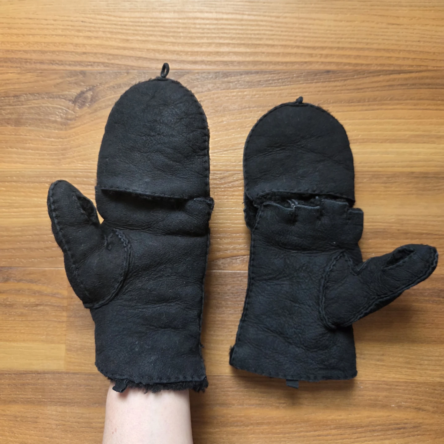 Mackage Black Convertible Mittens/Fingerless Gloves - photo 4