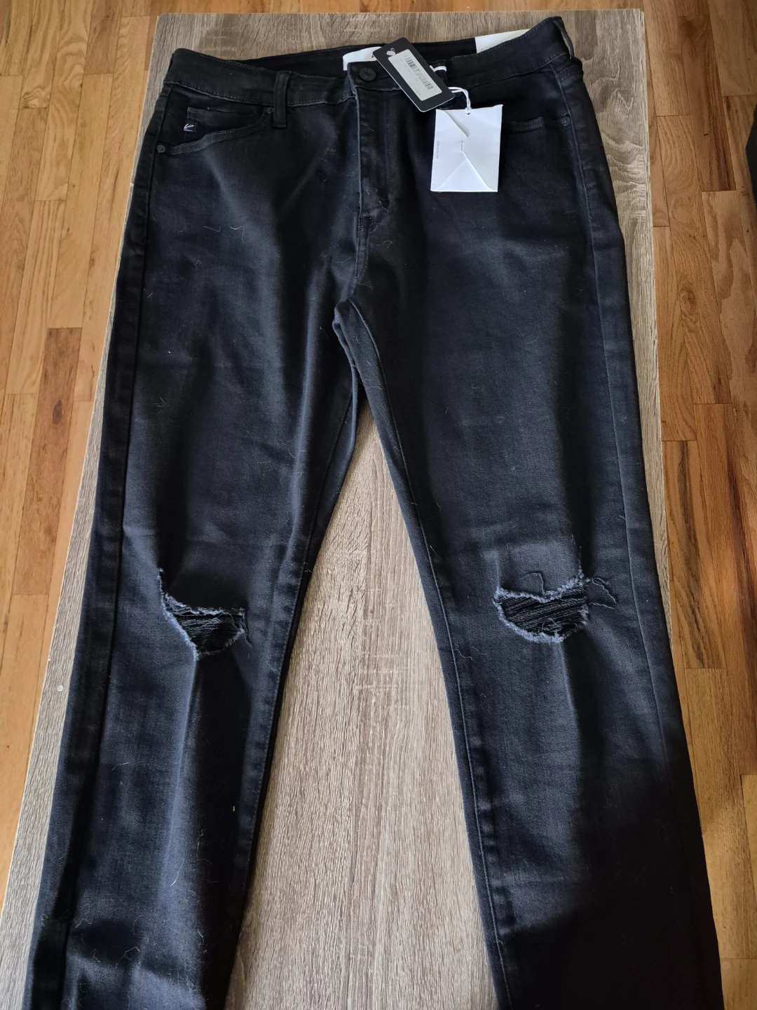 KanCan Black Distressed High Rise Jeans Size 31 - photo 2