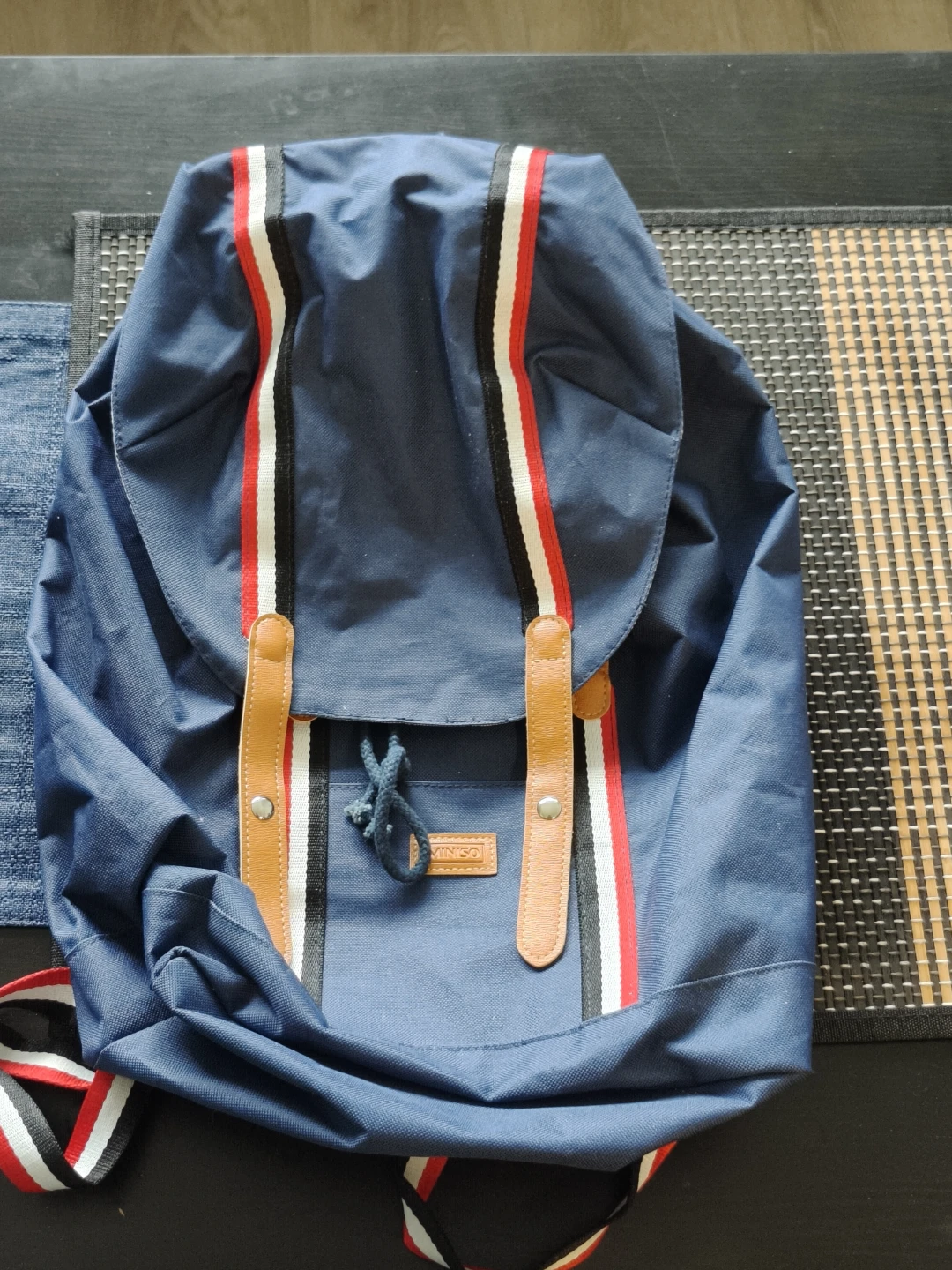 Miniso Blue Backpack