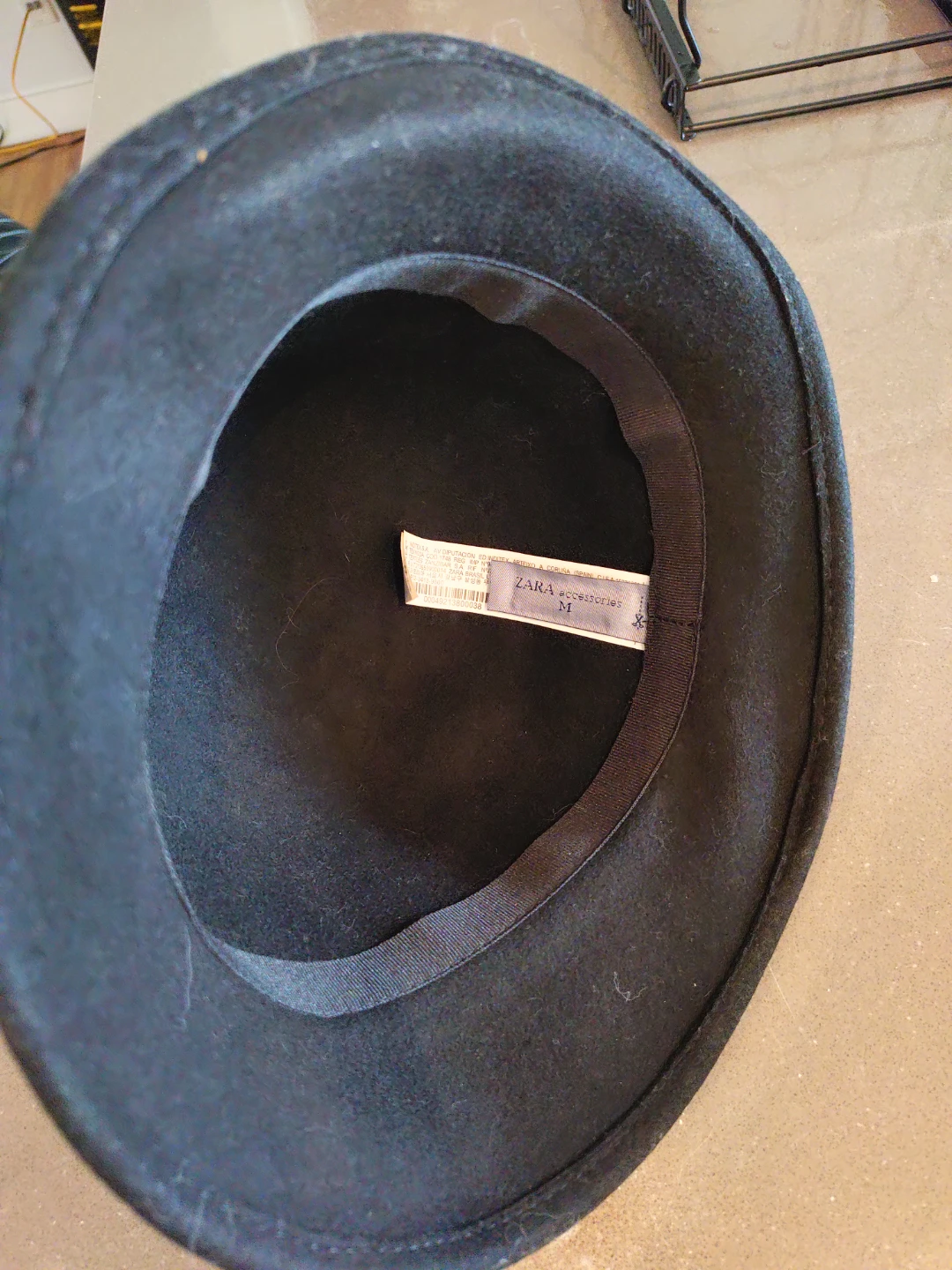 ZARA Accessories Black Hat with Bow - Size M - photo 2