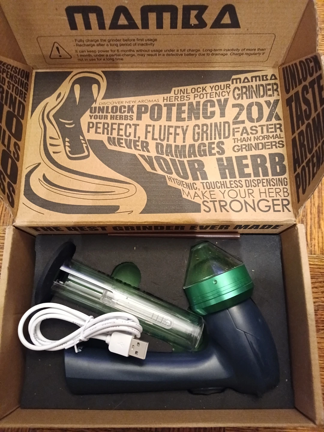 Mamba Electric Herb Grinder