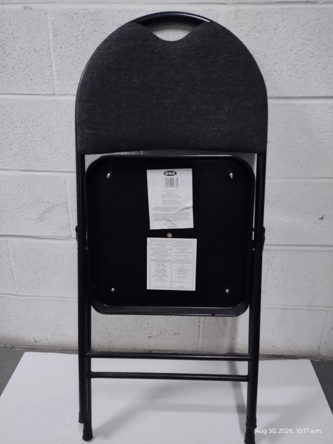 🪑 GSC Padded Folding Chairs – Good Condition - photo 5