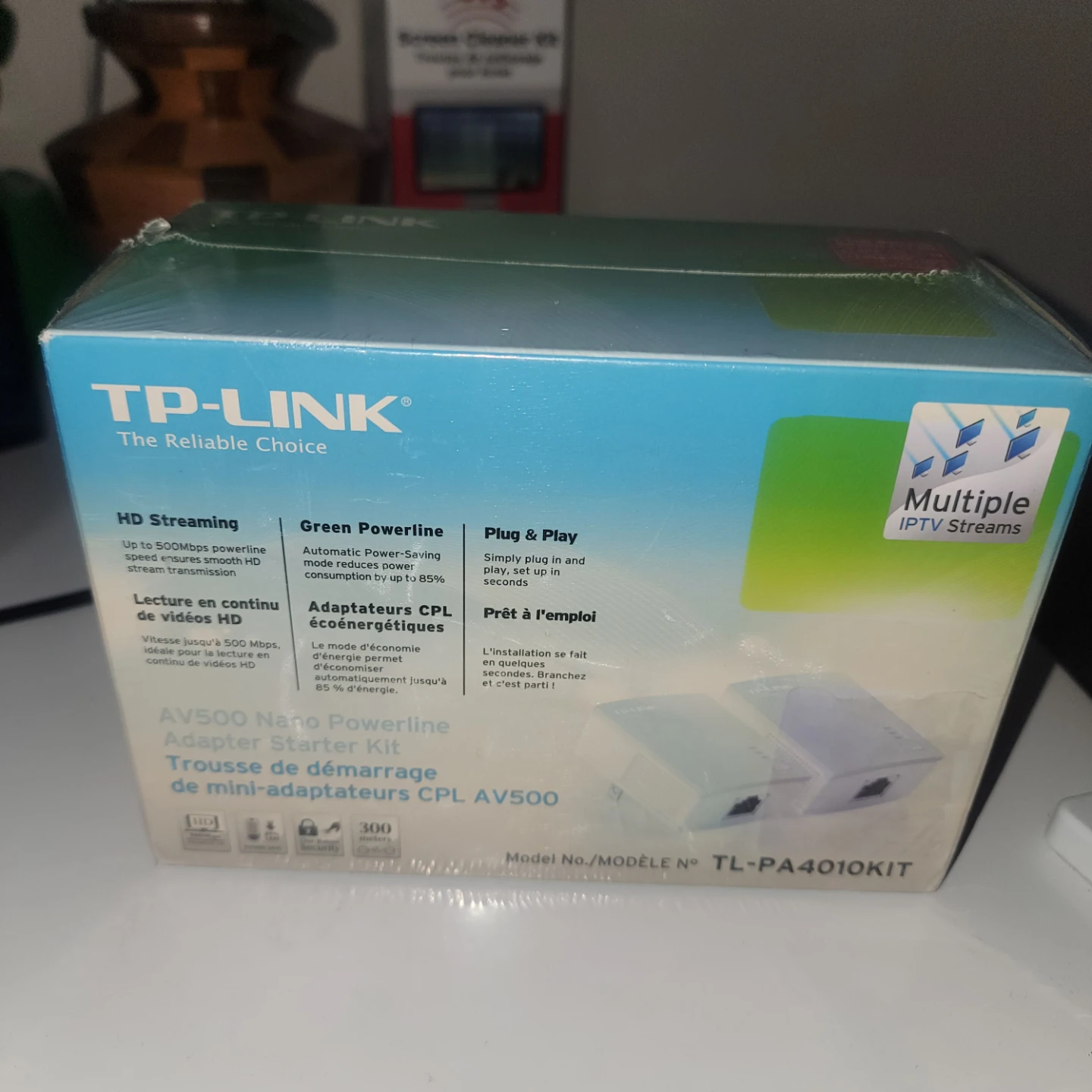 TP-Link AV500 Nano Powerline Adapter Starter Kit TL-PA4010KIT