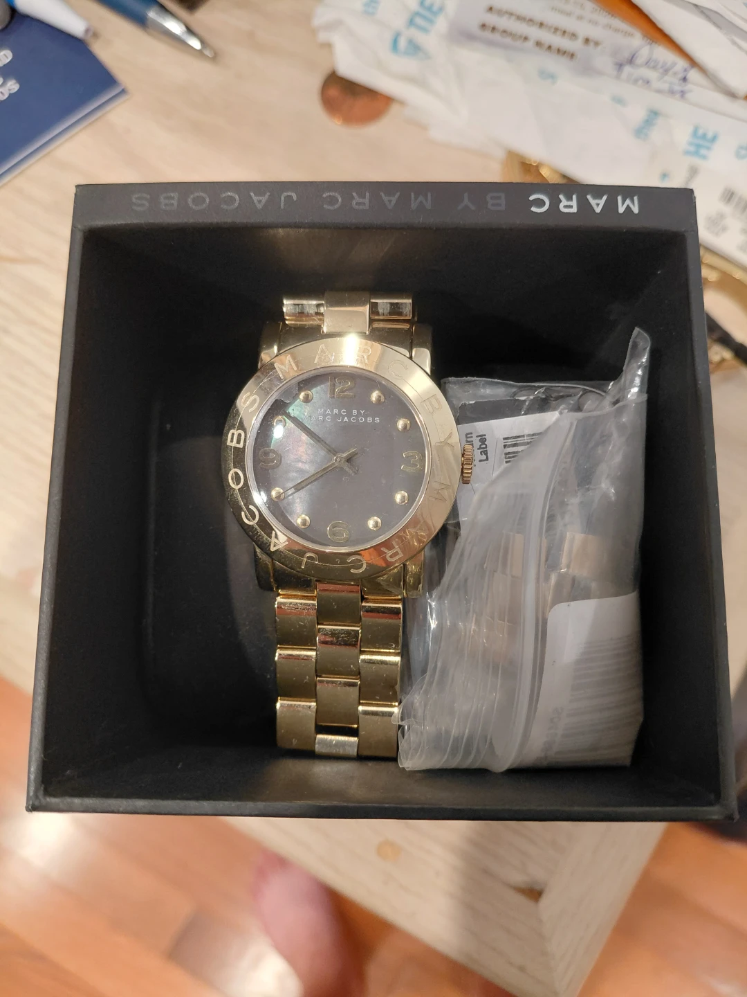 March jacobs watch stainless steel  woman's