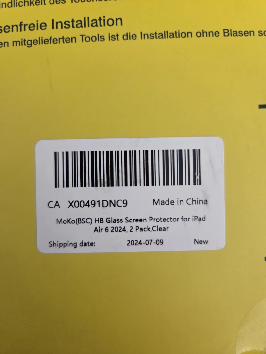 Brand New Screen Protector  for iPad Air 6 pack of 2 - photo 3