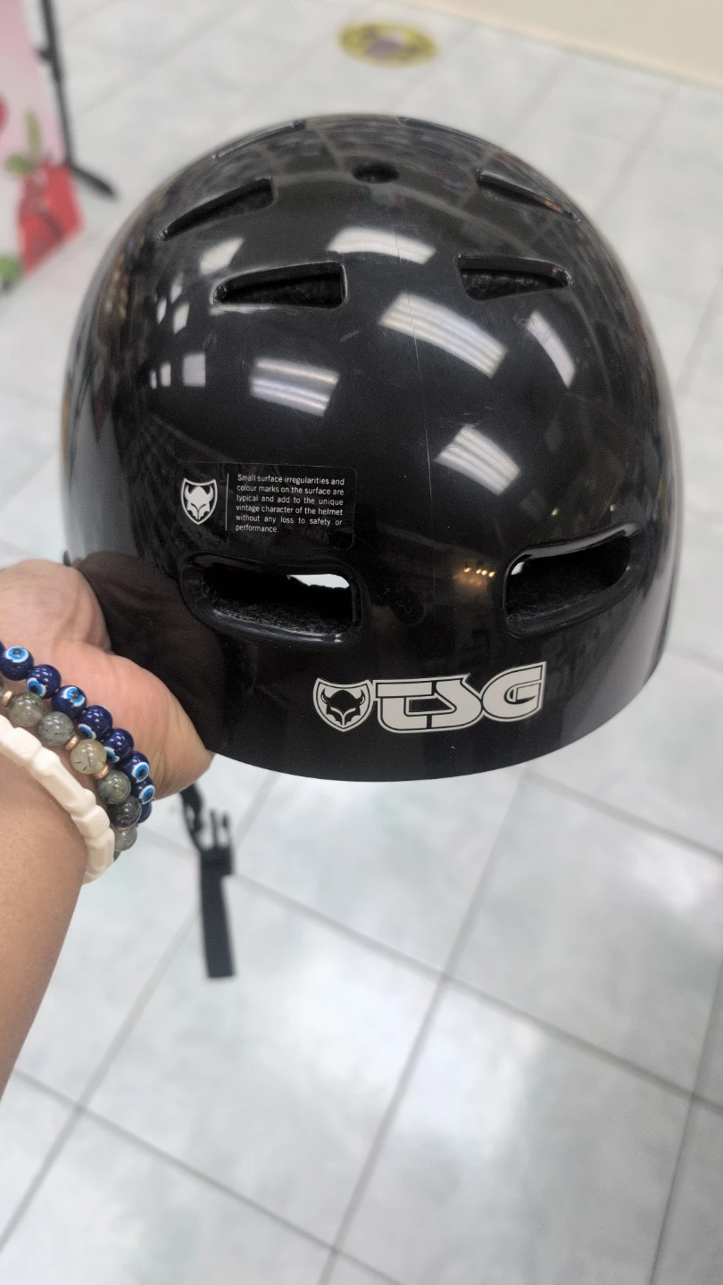 TSG Black Helmet