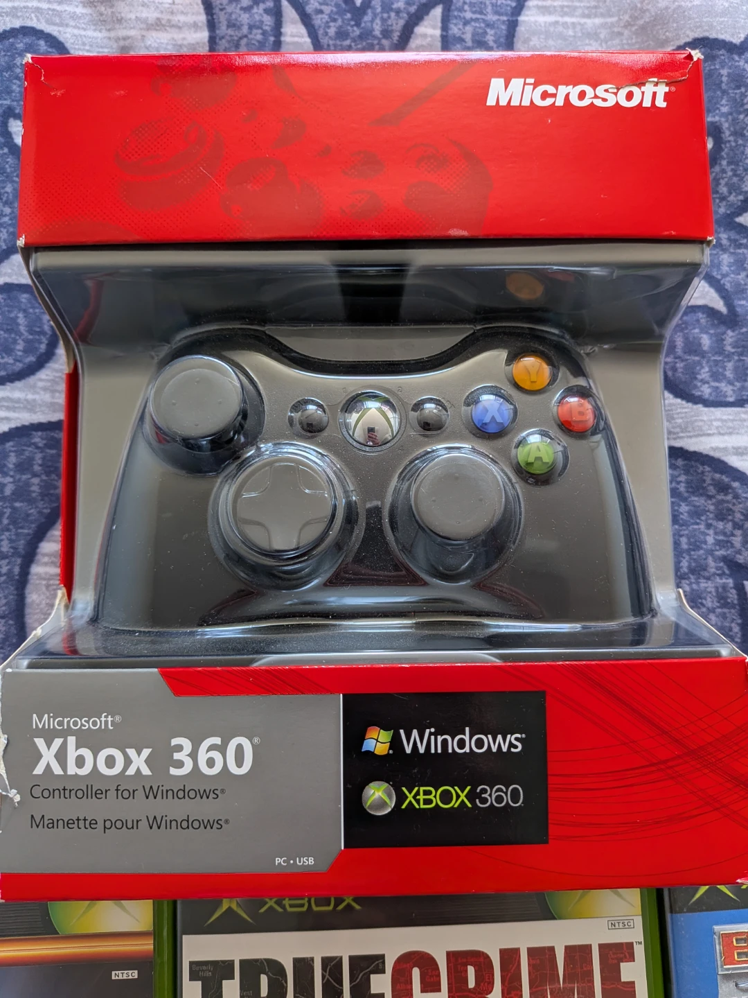 Microsoft Xbox 360 Controller and Games Bundle