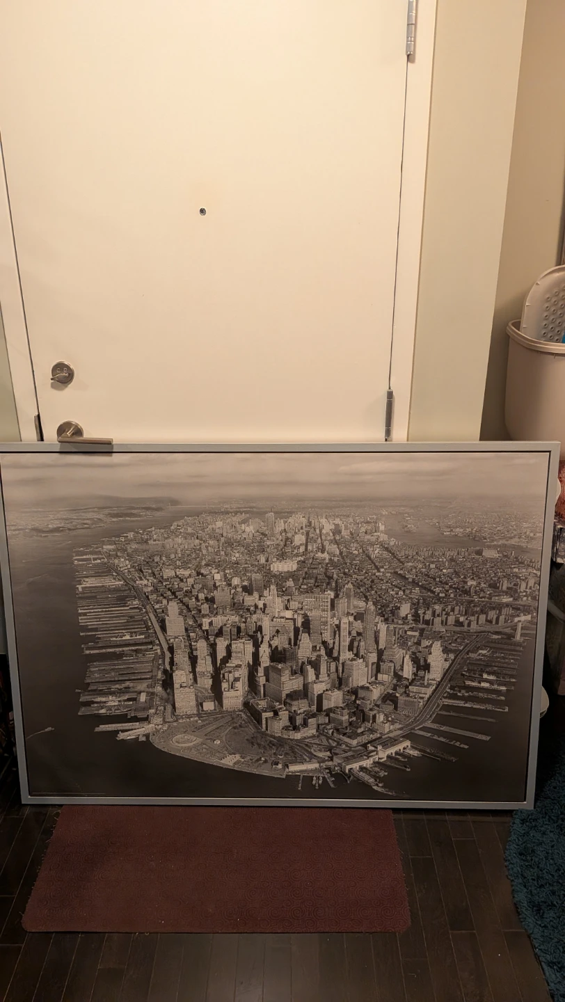 IKEA Vilshult New York City Skyline Framed Picture