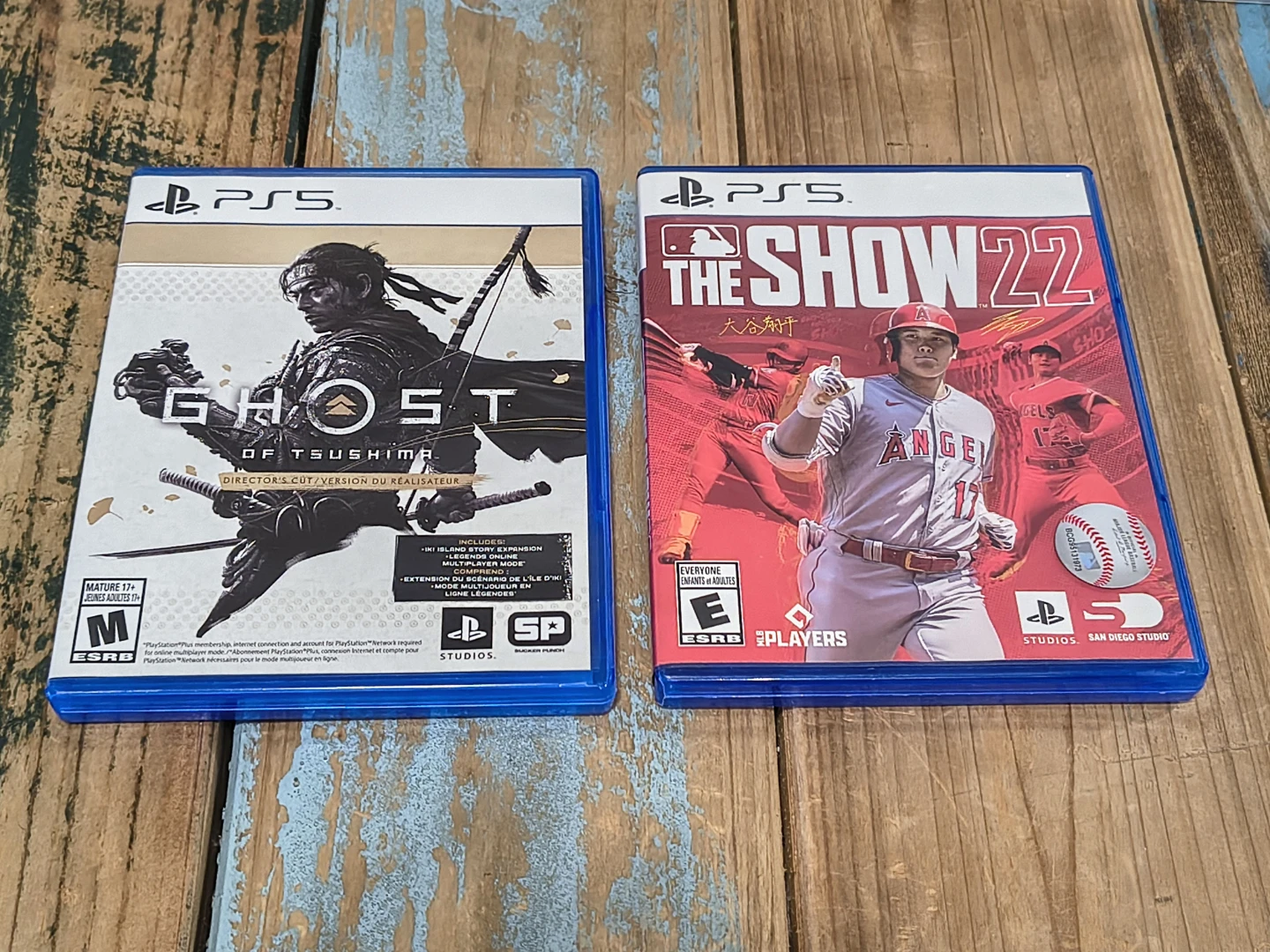 PS5 Ghost of Tsushima Director's Cut and MLB The Show 22