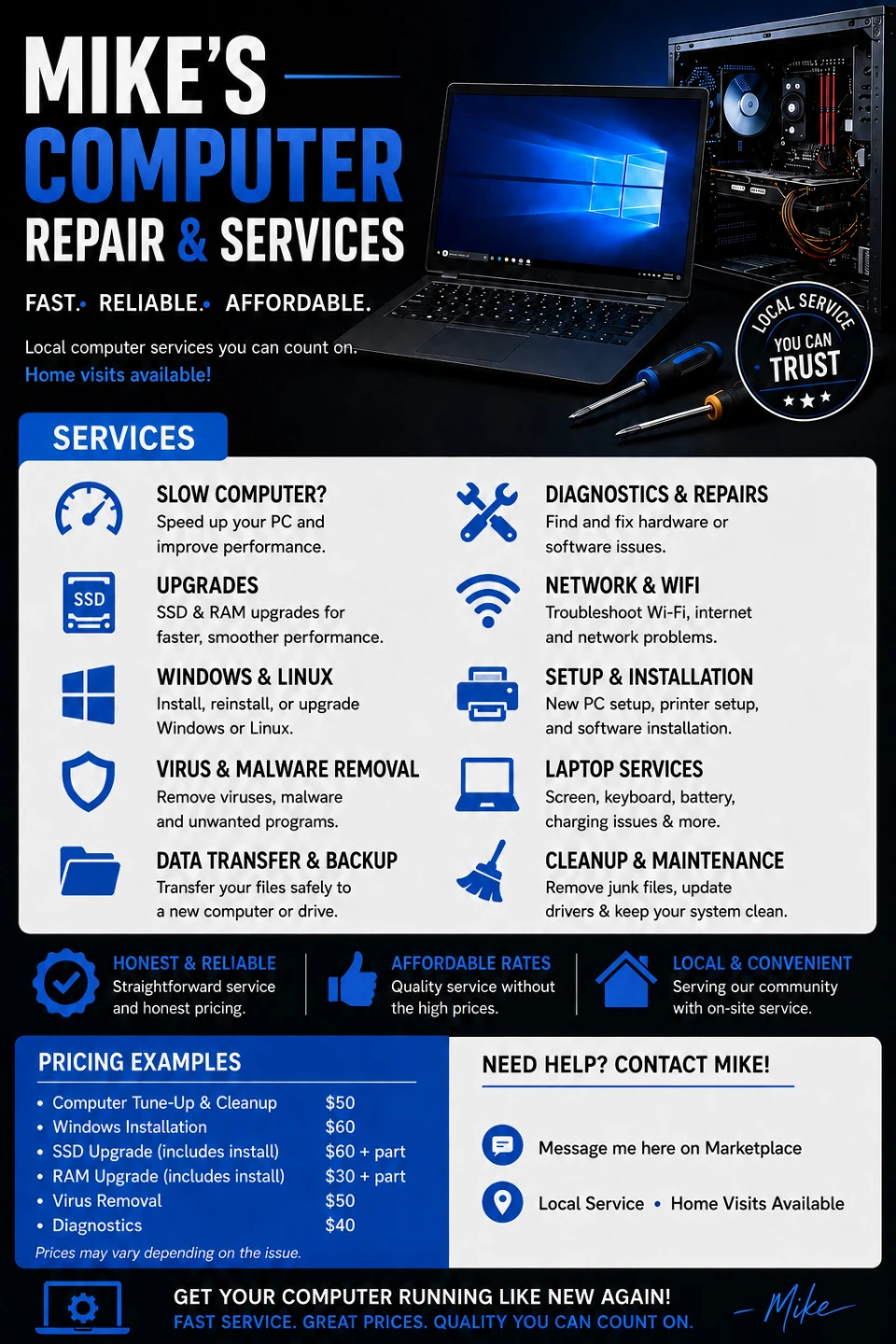 Mike's Computer Repair & Services