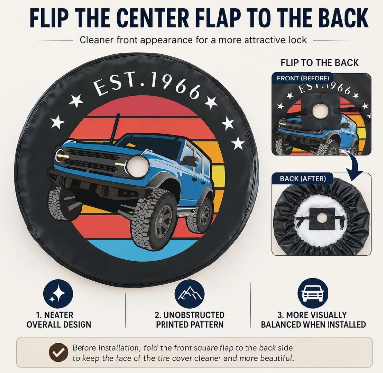 Spare Tire Cover - SUV Off-Road Design - photo 2